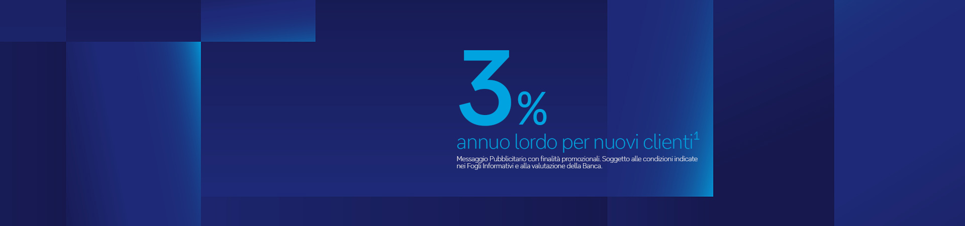 Conto remunerato 3% annuo lordo per nuovi clienti